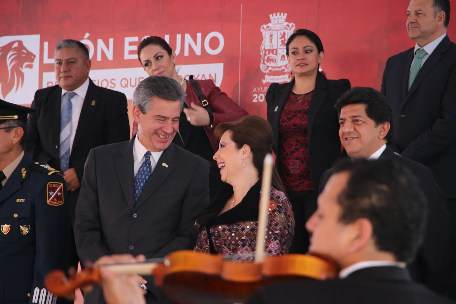 Ceremonia protocolaria al aire libre producida por Eventotal